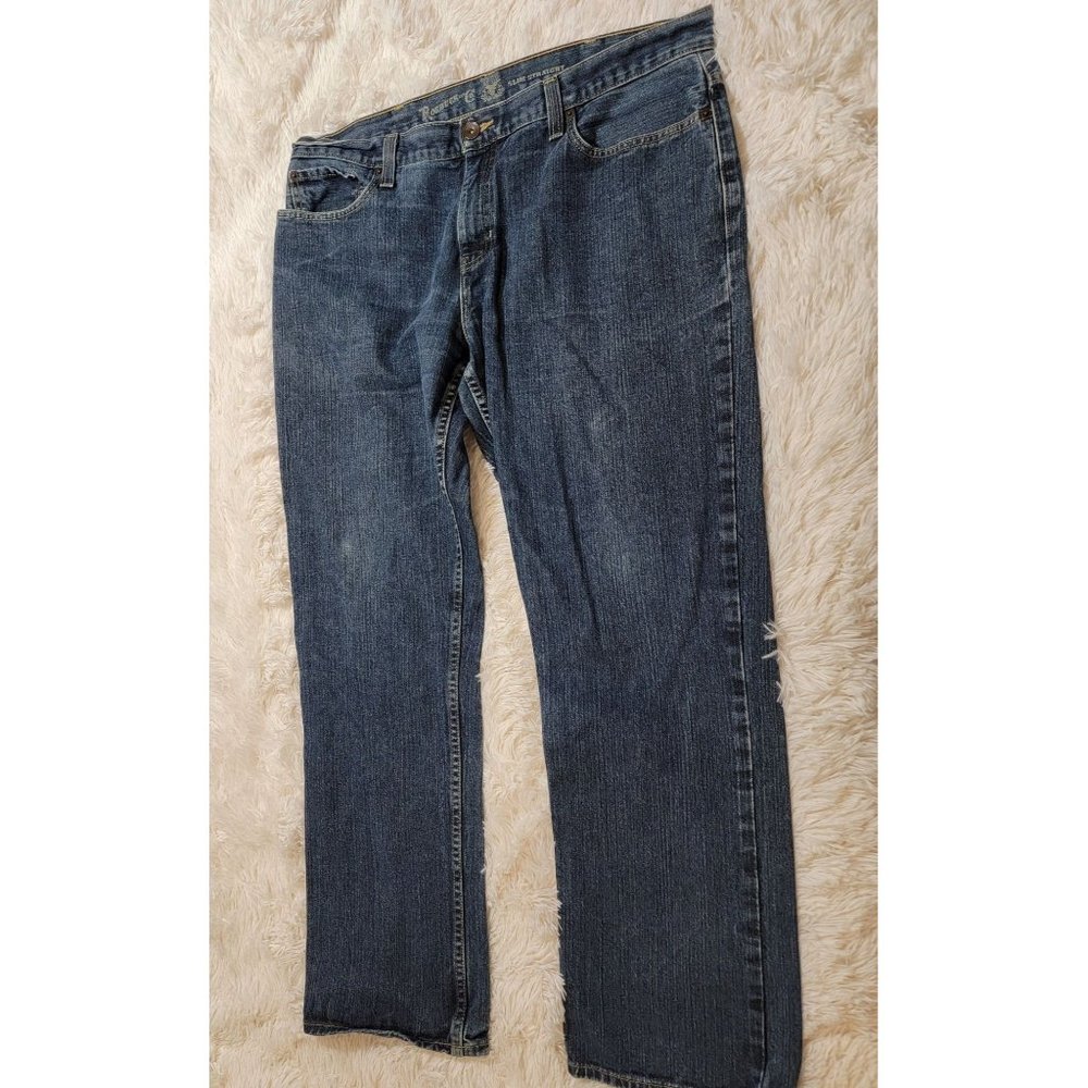 Vintage Roebuck & Co Men's Slim Straight Leg Jeans, Size 38 x 32
